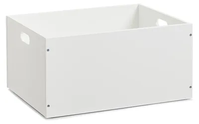 Produktbild von Zeller Aufbewahrungskiste, stapelbar, MDF, weiß - 40x30x20; 13352