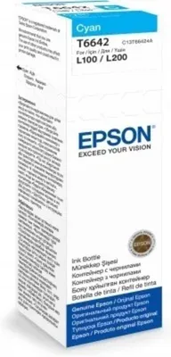 Produktbild von Epson Tinte cyan T 664 70 ml               T 6642