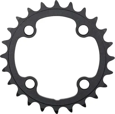 Obrázek produktu pro Převodník FSA MTB SL-K/Afterburner, ABS, 4-ramenný, 68 mm x 24 zubů, černý.