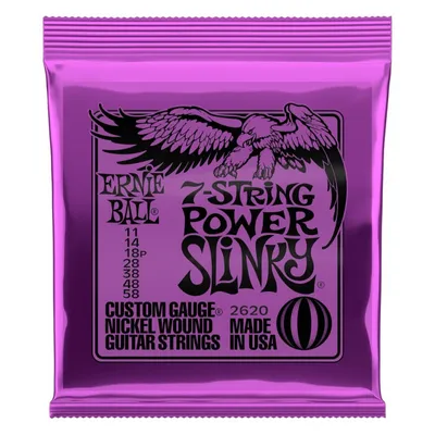 Produktbild von Ernie Ball P02620, Gitarre, Nickel, Elektro, 7 Stück(e)