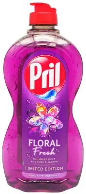 Produktbild von Pril Spülmittel FLORAL FRESH 450ml Rose Jasmin Duft Hand Geschirrspülmittel