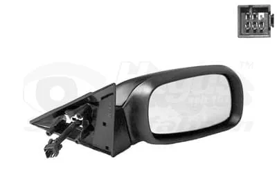 Produktbild von VAN WEZEL 3735808 Außenspiegel Seitenspiegel Rechts für OPEL Astra F CC (T92) Konvex Beheizt