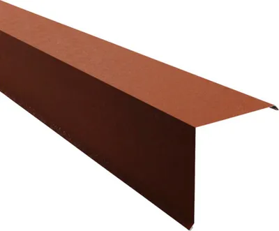 Produktbild von PRECIT Ortgangblech für Trapezblech Ziegelrot RAL 8004 Shimoco 80µm 2000 mm x 180 mm x 180 mm x 0,5 mm