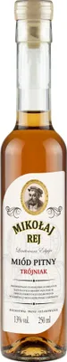 Produktbild von Mikolaj Rej Trojniak Honig (Drittel) 0,25L | Met Honigwein Metwein Honigmet | 250 ml | 13% Alkohol | Ami Honey | Geschenkidee | 18+
