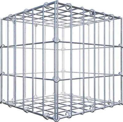 Produktbild von Gabione 30 cm x 30 cm x 30 cm (L x H x T), Maschenweite 5 cm x 10 cm, C-Ring