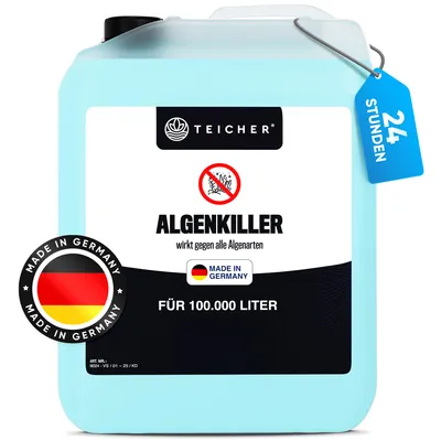 Produktbild von Teicher Algenvernichter – Gegen Schwebe- & Blaualgen im Teich, 5 L