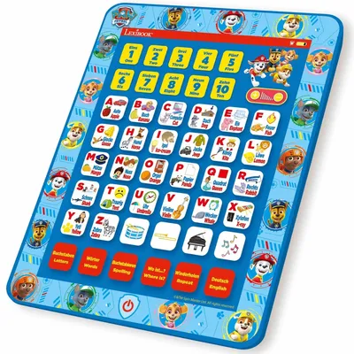 Produktbild von LEXIBOOK PAW Patrol Zweichsprachige Lerntablet mit Alphabet und tollen Funktionen (Englisch/Deutsch)