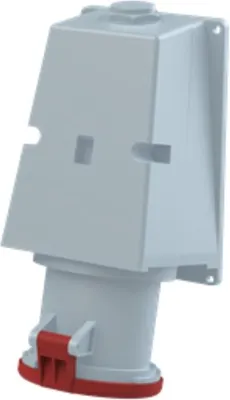 Immagine prodotto di Amphenol 63 Ampere CEE Presa a muro a 5 poli (3P+N+PE) Presa, codifica 6h rossa 200/346V fino a 240/415V Frequenza 50 e
