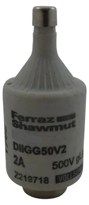 Produktbild von Mersen 00597.002700 DII 2A gG rosa D-Sicherung 500V/DIAZED