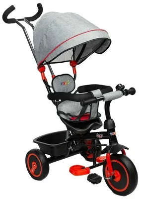 Obrázok produktu pre Trojkolka s rodičovskou kontrolou Caretero Toyz - Buzz, červená