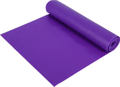 Productafbeelding van 1,5 meter yoga- en pilates rekband, TPR fitness weerstandsband, paars gymnastiekband voor spieropbouw, stretching en revalidatie