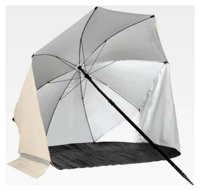 Produktbild von Strandsonnenschirm - Windschutz - 180 cm - Beige