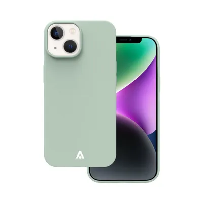 Produktbild von alkaya. iPhone 14 Schutzhülle kompatibel mit Magsafe, Handyhülle, Silikonhülle - Minzgrün