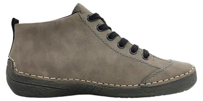 Imagen del producto de Zapatos de mujer Rieker, botas, zapatos de cordones, color marrón, para uso diario
