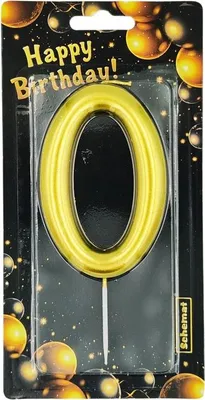 Obrázek produktu pro Goldene Zahlenkerze - 0 Schéma 6131