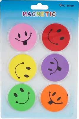 Imagen del producto de 6 imanes SMILE