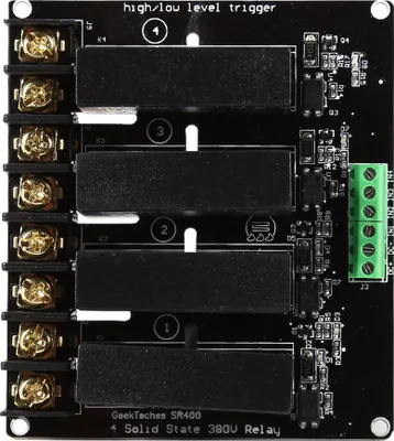 Image de Relais automatique à semi-conducteurs 380 V, interrupteur 8 A pour l'automatisation industrielle, thermostat de processus-régulateur de température