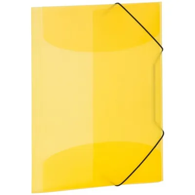 Image de Chemise à rabats Herma A3 PP translucide jaune