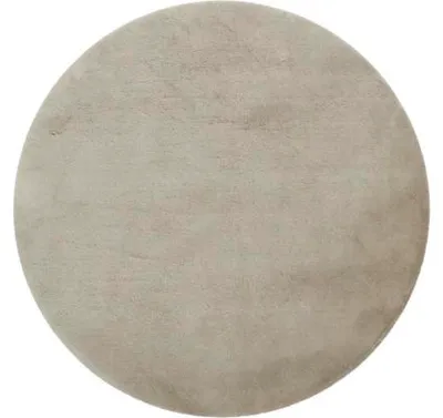 Produktbild von Hochflor Teppich Valentine hellbraun waschbar Ø 160 cm