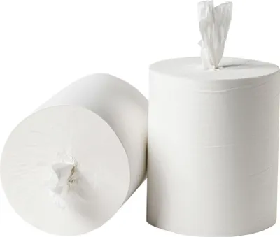 Produktbild von Putztuchtuchrollen MIDI | kernlos | 1-lagig | DM 20 cm | 6 Rollen | Papierhandtücher