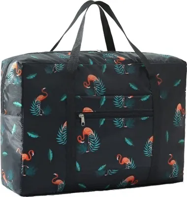 Produktbild von Reisetasche Boardgepäck 33 x 47 x 16 cm, Farbe:Schwarzer Flamingo