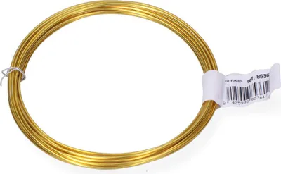 Zdjęcie produktu dla Drut aluminiowy Edm 1,5 Mm 5 M Złoty Złoty Jeden rozmiar