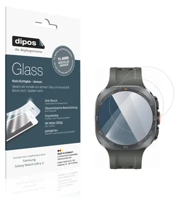 Immagine prodotto di 2x Pellicola Protettiva per Samsung Galaxy Watch Ultra 2 Protezione Vetro Flessibile 9H dipos