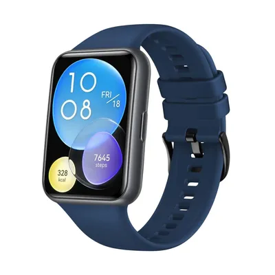 Obrázek produktu pro Silikonový řemínek FIXED Silicone Strap pro Huawei Watch Fit 2/Fit 2 Classic – Modrá