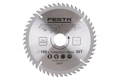 Produktbild von Kreissägeblatt für Holz TCT 180mm/3. 2/30/50