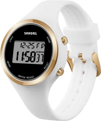 Obrázok produktu pre Hodinky pre dámy digitálne hodinky silikónový remienok, s budíkom stopky LED svetlo dátum športové elegantné širokouhlé príležitostné digitálne hodinky pre chlapcov a dievčatá