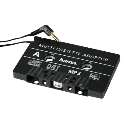Produktbild von MP3-/CD-Kassetten-Adapter Kfz, Schwarz (00089292)