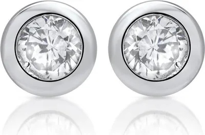 Produktbild von Moderne Ohrstecker 925 Sterling Silber Zirkonia SE0192