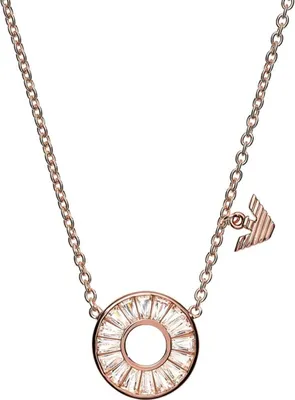Produktbild von Emporio Armani EG3457221 Damen Collier Silber 925 Rose weiß 45 cm
