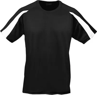 Obrázok produktu pre Just Cool JC003 | Contrast Cool Sport T-Shirt + WRAP certified - Farba: Jet Black/Arctic White - Veľkosť: S