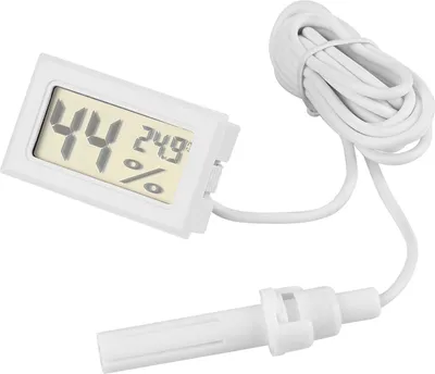 Obrázok produktu pre Teplomer na plazy, vlhkomer s LCD displejom, digitálny monitor teploty pre chovateľov