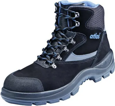 Produktbild von Atlas Sicherheitsstiefel Ergo Med 735 XP S3 ESD SRC DGUV W14 Gr.50 schwarz/royalblau
