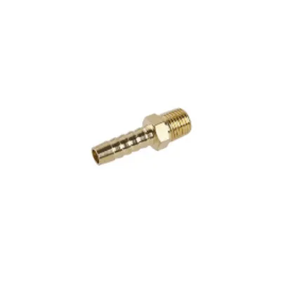 Zdjęcie produktu dla adapter złączka węża 1/4" gwint zewnętrzny + mosiężny króciec węża powietrza 9 mm