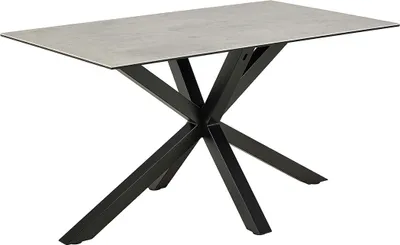 Image de Heaven table de salle à manger 80x135 cm gris.