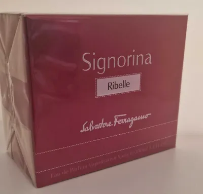A boxed perfume product.