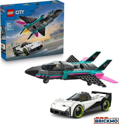 Produktbild von LEGO® City 60489 Düsenflieger vs. Rennauto
