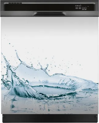 Produktbild von Aufkleber sticker 60x60 cm Dekorative folie Spülmaschine - Splash Früchte Spritz