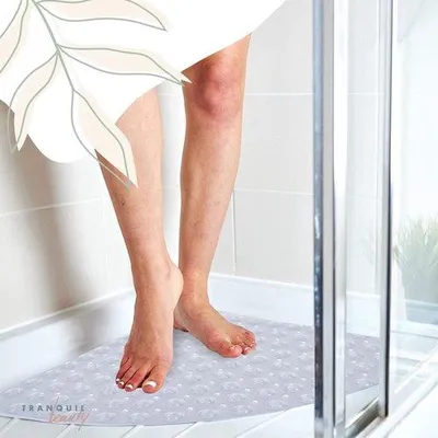 Produktbild von Famanu Duschmatte Antislip 53x53 cm - Transparent, schimmelresistent, maschinenwaschbar