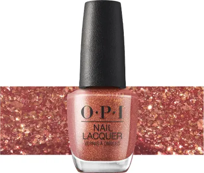Zdjęcie produktu dla OPI Good Enough To Treat, 15 ml, Brąz, Ginger Snapped, Kolorujący, Brokat, Butelka