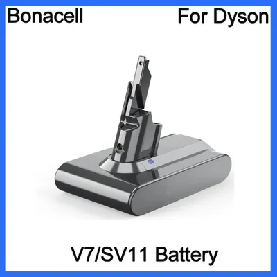 Produktbild von Ersatzakku für Dyson V6/V7/V8/V10, 21,6 V 6000 mAh, wiederaufladbar, grau