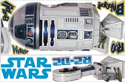 Produktbild von RoomMates - Wandsticker R2D2 groß 45x101 cm