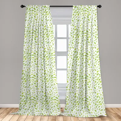 Immagine prodotto di Abakuhaus, tende per finestre, motivo floreale primaverile/estivo, set di 2 pannelli, 150 x 225 cm