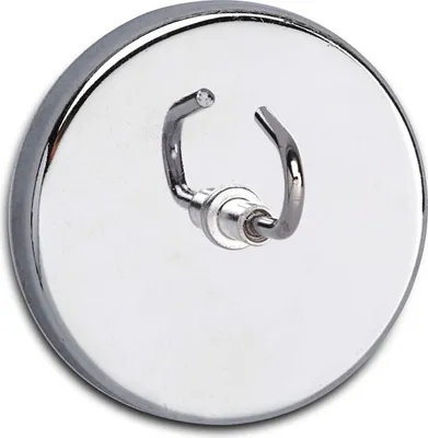 Produktbild von MAUL Magnet rund 1 Stück 9 kg Stahl Metall Ferrit Ø 5.15 x 3.5 cm silber