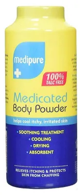 Produktbild von Körperpuder medizinisch, gegen juckende, gereizte Haut, 200 g, für die Hautpflege