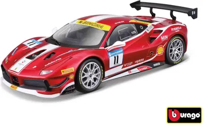 Produktbild von Bburago 1:24 Ferrari Racing MODEL KIT – 488 Challenge (Formel-Rennsport 2017)