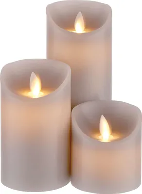 Produktbild von BUTLERS LED Kerzen-Set GLOWING FLAME 3-tlg.
